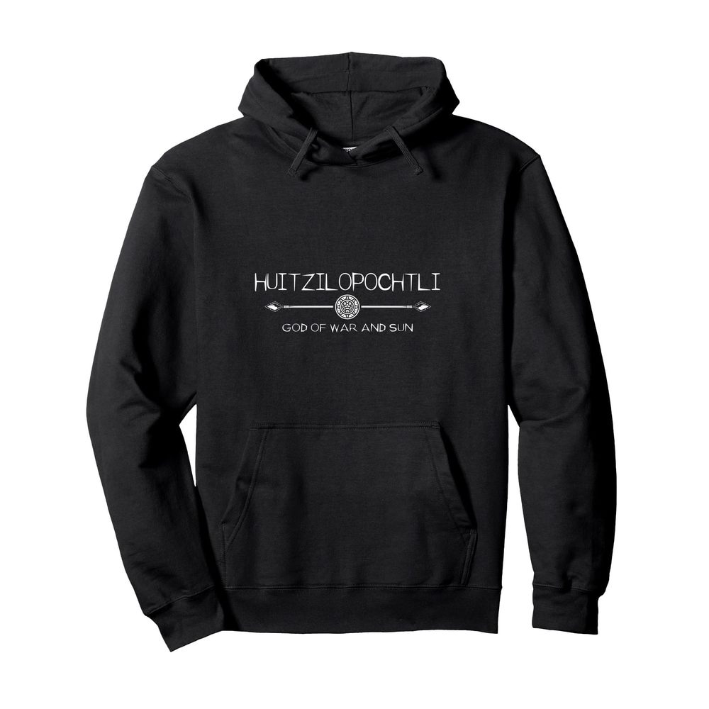 Aztec God of War and Sun - Huitzilopochtli Pullover Hoodie
